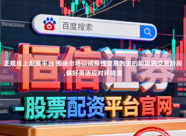 正规线上配资平台 围绕市场以试探性交易为主的阶段的交易阶段,偏好灵活应对环境变